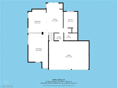 1078 Silver Star Street, Henderson, NV 89002 Floor Plan