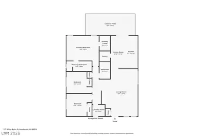 177 White Butte Street, Henderson, NV 89012 Floor Plan