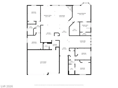 2709 Tropicbird Drive, North Las Vegas, NV 89084 Floor Plan