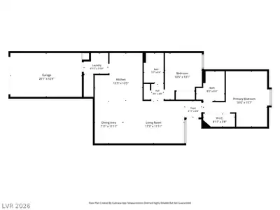 3613 Shawn Reynolds Court 104, Las Vegas, NV 89129 Floor Plan
