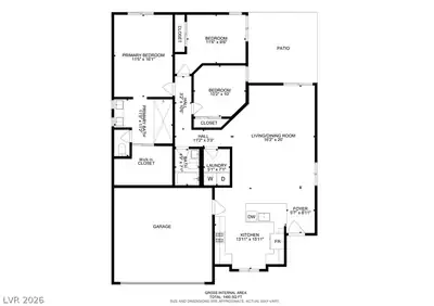 5580 Nimes Avenue, Las Vegas, NV 89141 Floor Plan