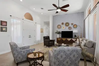 3805 Old Orchard Court, Las Vegas, NV 89108 Living Room