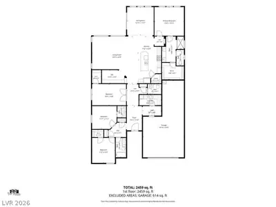 9945 Bristlecone Skye Avenue, Las Vegas, NV 89166 Floor Plan