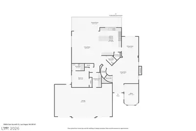 10626 San Vercelli Court, Las Vegas, NV 89141 Floor Plan