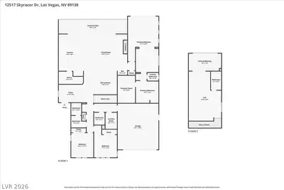 12517 Skyracer Drive, Las Vegas, NV 89138 Floor Plan