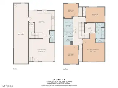 5438 Cross Meadows Lane, Las Vegas, NV 89122 Floor Plan