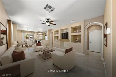2906 Pumpkin Harvest Avenue, North Las Vegas, NV 89031 Living Room
