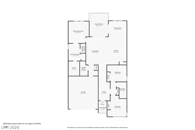 8956 Skye Canyon Ranch Street, Las Vegas, NV 89166 Floor Plan