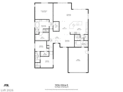 286 Lindura Court, Las Vegas, NV 89138 Floor Plan