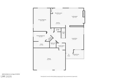 3058 Archdale Street, Las Vegas, NV 89135 Floor Plan