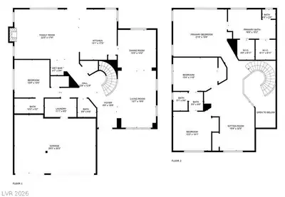 62 Perennial Border Court, Las Vegas, NV 89148 Floor Plan
