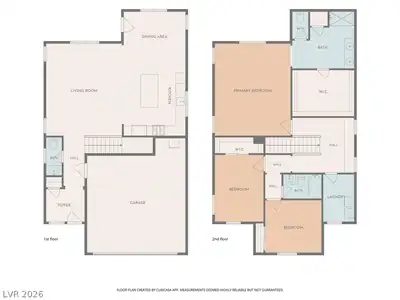 10195 Sunny Peak Court, Las Vegas, NV 89148 Floor Plan