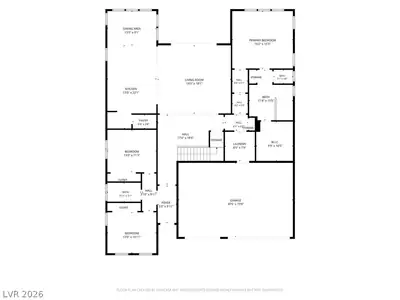 905 Claystone Ridge Avenue, North Las Vegas, NV 89084 Floor Plan