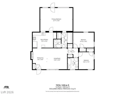 221 Circle Drive, Las Vegas, NV 89101 Floor Plan