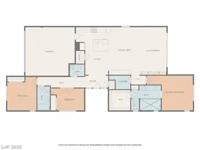 395 Nine Mile Creek Drive, Las Vegas, NV 89138 Floor Plan