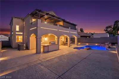 605 Lively Fiesta Way, Henderson, NV 89015 Back of Structure
