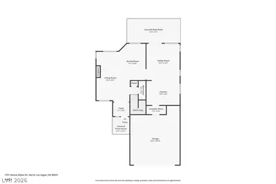 1731 Monte Alban Drive, North Las Vegas, NV 89031 Floor Plan