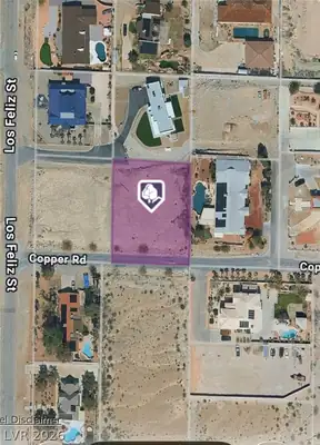 520 Los Feliz Street, Las Vegas, NV 89110 Plat Map
