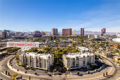 730 South Royal Crest Circle 426, Las Vegas, NV 89169 Aerial View