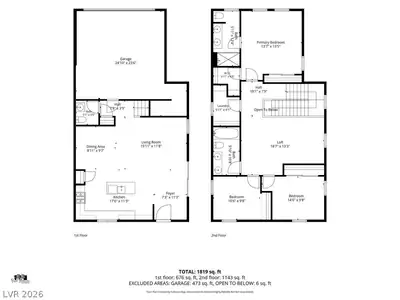 3773 Trancoso Avenue, Henderson, NV 89044 Floor Plan