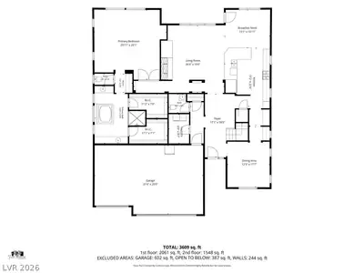 354 Shimmering Moon Street, Henderson, NV 89015 Floor Plan