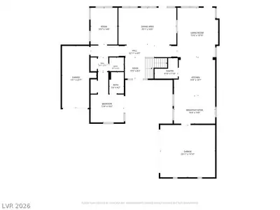 7856 Arroyo Glen Court, Las Vegas, NV 89113 Floor Plan