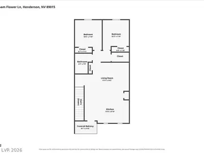 671 Foam Flower Lane, Henderson, NV 89015 Floor Plan