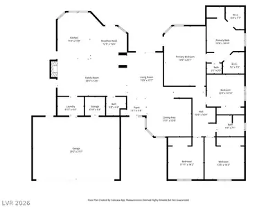 3925 Quadrel Street, Las Vegas, NV 89129 Floor Plan