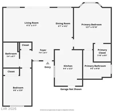 10633 Mission Lakes Avenue, Las Vegas, NV 89134 Floor Plan