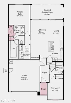 3400 East Cactus Canyon Drive, Pahrump, NV 89061 Floor Plan