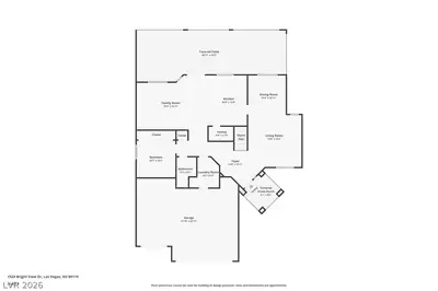 1524 Bright View Drive, Las Vegas, NV 89119 Floor Plan