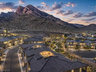 11446 Contour Avenue, Las Vegas, NV 89138 Aerial View