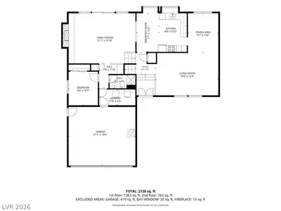 3444 Toquima Circle, Las Vegas, NV 89120 Floor Plan