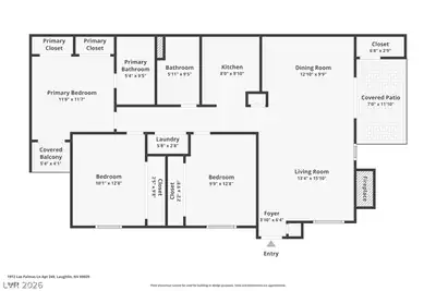 1972 Las Palmas Lane 249, Laughlin, NV 89029 Floor Plan