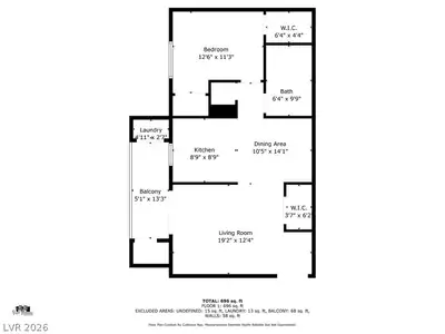 231 West Horizon Ridge Parkway 514, Henderson, NV 89012 Floor Plan