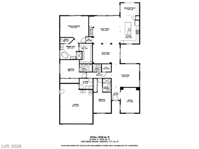37 Stonemark Drive, Henderson, NV 89052 Floor Plan