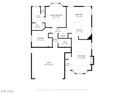 1698 Sweet View Court, Henderson, NV 89014 Floor Plan