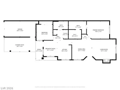 2207 Camel Mesa Drive, Laughlin, NV 89029 Floor Plan