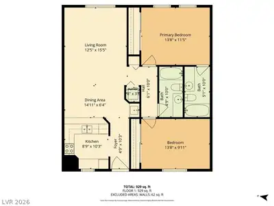 2036 Mesquite Lane 303, Laughlin, NV 89029 Floor Plan