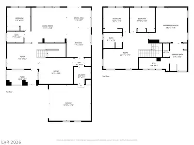 11066 VILLAGE RIDGE Lane, Las Vegas, NV 89135 Floor Plan