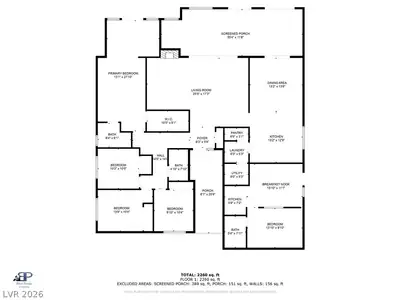 3959 Briarcrest Court, Las Vegas, NV 89120 Floor Plan