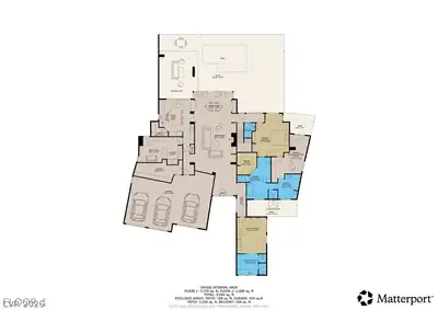 58 Meadowhawk Lane, Las Vegas, NV 89135 Floor Plan