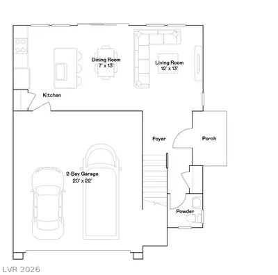 306 Crescent Glow Lane, Henderson, NV 89015 Floor Plan