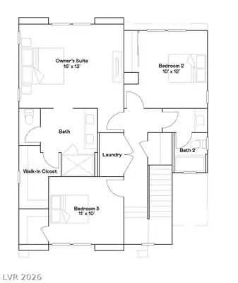 306 Crescent Glow Lane, Henderson, NV 89015 Floor Plan