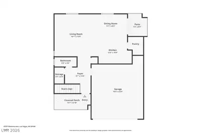 10757 Alamino Avenue, Las Vegas, NV 89166 Floor Plan