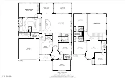 2611 Nevada Agave Lane, Las Vegas, NV 89138 Floor Plan