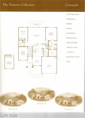 7682 Fieldfare Drive, North Las Vegas, NV 89084 Floor Plan