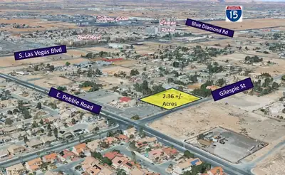 Gilespie Street, Las Vegas, NV 89123 Aerial View