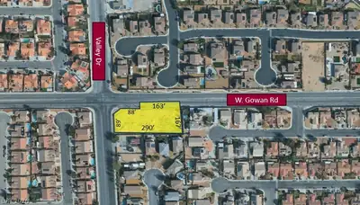 Gowan Road, North Las Vegas, NV 89032 Plat Map