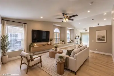 7633 Prairie Corners Drive, Las Vegas, NV 89128 Living Room